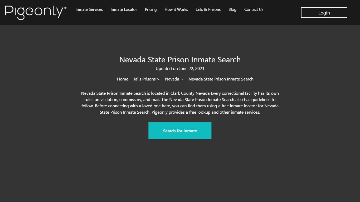 Nevada State Prison Inmate Search Inmate Lookup | Nevada